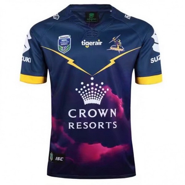 Camiseta Melbourne Storm Auckland 9's 2017-2018 Azul
